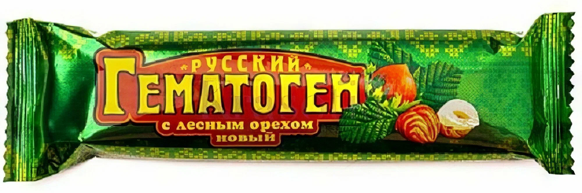 Гематоген Русский новый с лесным орехом 40 г БАД