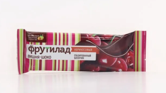 Батончик Фрутилад 40 г Вишня в шоколаде