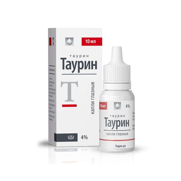 Таурин капли глазн. 4 % 10 мл