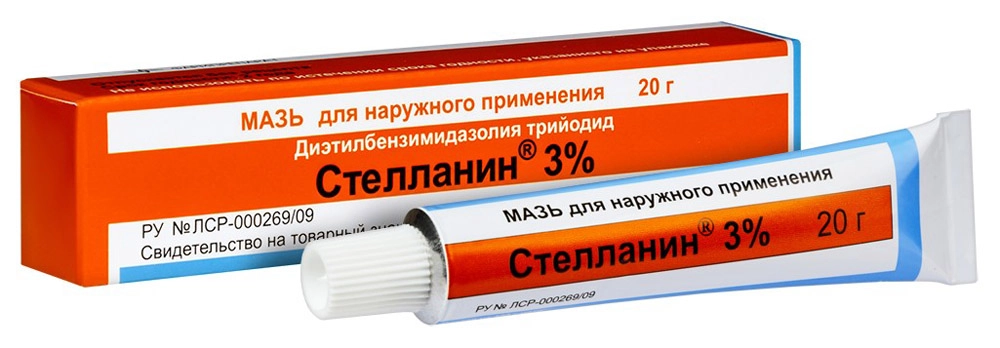 Стелланин-ПЭГ мазь для нар. прим. 3 % 20 г