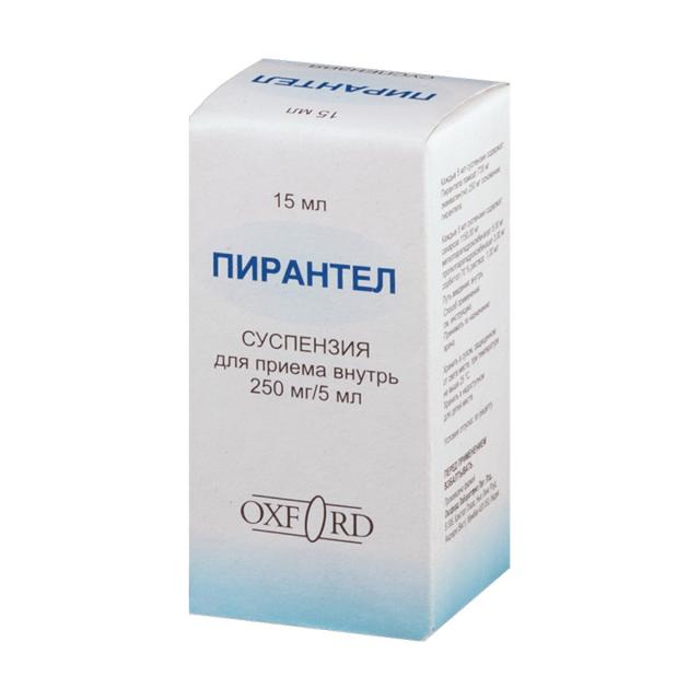 Пирантел сусп. для приема внутрь 250 мг/5 мл 15 мл