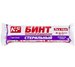 Бинт мед. стер. 7 х 14