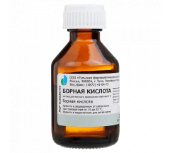 Борная кислота р-р для местн. прим. спирт. 3 % 25 мл