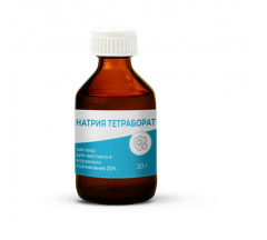 Натрия тетраборат р-р для местн. и нар. прим. 20 % 30 г