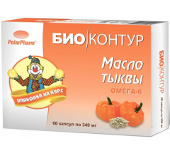 Тыквенное масло биоконтур капс. 340 мг №60 БАД