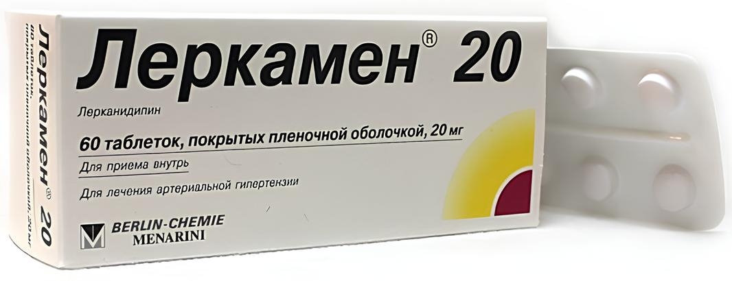 Леркамен 20 табл. п.п.о. 20 мг № 60