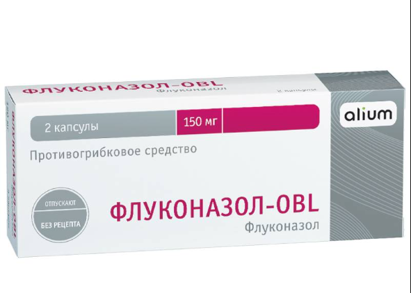 Флуконазол-OBL капс. 150 мг № 2
