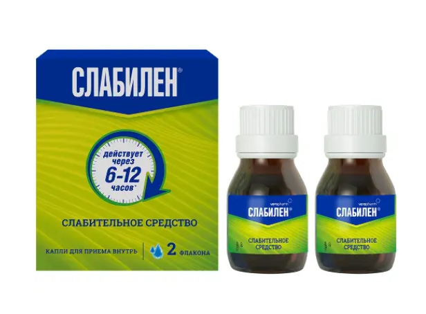 Слабилен капли для приема внутрь 7.5 мг/мл 15 мл №2