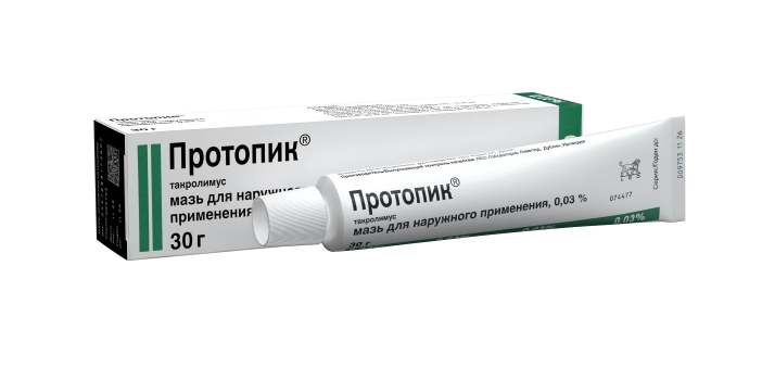 Протопик мазь для нар. прим. 0.03%  30 г