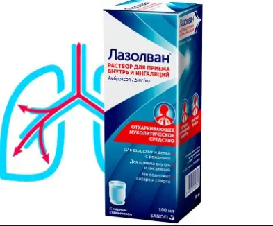 Лазолван р-р для приема внутрь и инг. 7.5 мг/мл 100 мл
